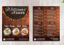 design restaurant menu, food menu, flyer menu